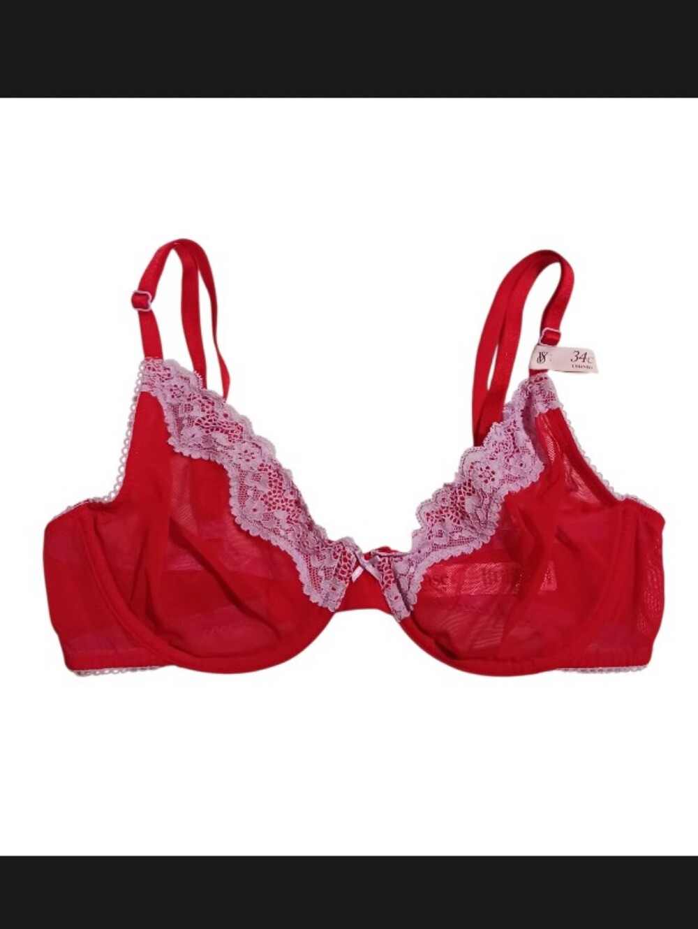 Victoria's Secret TEASE Demi Cup Bra Lace Unlined - Picture 3 of 8